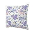thumbnail image 1 of Rateoe Lavender Flowers Pattern Throw Pillow Cover Premium Pillow Stuffer Sham Square for Decorative Cushion Bed Couch Sofa(Pillow insert not included), 1 of 8