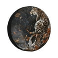 thumbnail image 1 of Rateoe Leopard On Tree Branch Pattern Tire Cover Wheel Protectors Weatherproof Wheel Covers Universal Fit for Trailer Rv SUV Truck Camper Travel Trailers Accessories-15 inch, 1 of 6