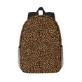 thumbnail image 1 of Rateoe Leopard Pattern Student Backpack Water-resistant Backpack 15-inch Laptop Backpack Lightweight Adjustable School Backpack, 1 of 6