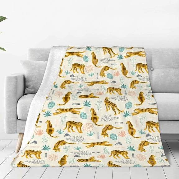 Rateoe Leopard Print Print Fuzzy Fleece Throw Blanket Extra Large,Super Soft,Fluffy and Warm Blankets for Couch,Bed,All Season Use (40"x30")