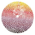 thumbnail image 1 of Rateoe Leopard Skins And Heads Print Christmas Tree Skirt 48" for Xmas Holiday New Year Party Circle Tree Mat Ornaments Decoration, 1 of 7