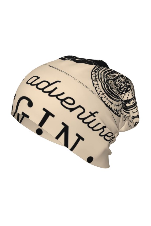 Let The Adventure Begin Kids Beanie Warm Knit Beanie Hats Boys Girls Winter Hat Soft Slouchy Hats for Kids