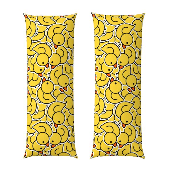 Rateoe Long Body Pillow Cover, 20x54 Inches Body Pillow Cases, Soft Brushed Microfiber Zipper Design, Duck1 -Pillows Not Included