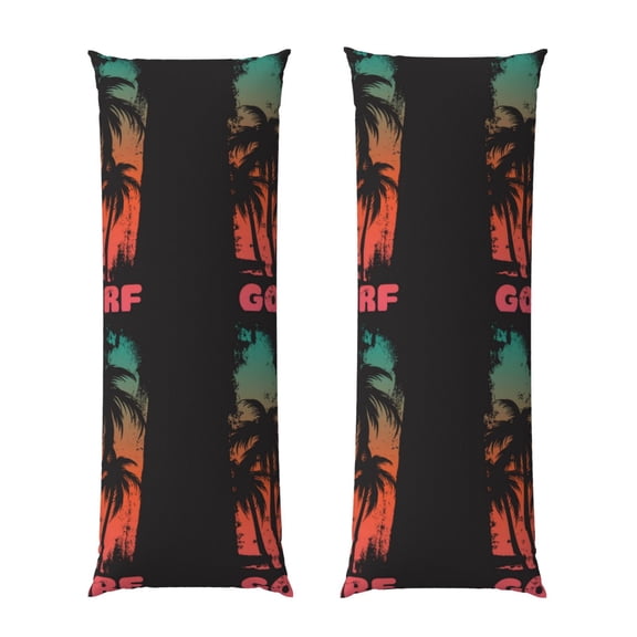 Rateoe Long Body Pillow Cover, 20x54 Inches Body Pillow Cases, Soft Brushed Microfiber Zipper Design, Go Surfer -Pillows Not Included