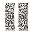 thumbnail image 1 of Rateoe Long Body Pillow Cover, 20x54 Inches Body Pillow Cases, Soft Brushed Microfiber Zipper Design, Heart Leopard -Pillows Not Included, 1 of 7