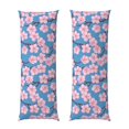 thumbnail image 1 of Rateoe Long Body Pillow Cover, 20x54 Inches Body Pillow Cases, Soft Brushed Microfiber Zipper Design, Orchids Flowers -Pillows Not Included, 1 of 7