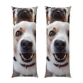thumbnail image 1 of Rateoe Long Body Pillow Cover, 20x54 Inches Body Pillow Cases, Soft Brushed Microfiber Zipper Design, Realistic Cute Puppy -Pillows Not Included, 1 of 7