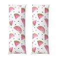thumbnail image 1 of Rateoe Long Body Pillow Cover, 20x54 Inches Body Pillow Cases, Soft Brushed Microfiber Zipper Design, Watermelon -Pillows Not Included, 1 of 7