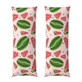 thumbnail image 1 of Rateoe Long Body Pillow Cover, 20x54 Inches Body Pillow Cases, Soft Brushed Microfiber Zipper Design, Watermelon -Pillows Not Included, 1 of 7