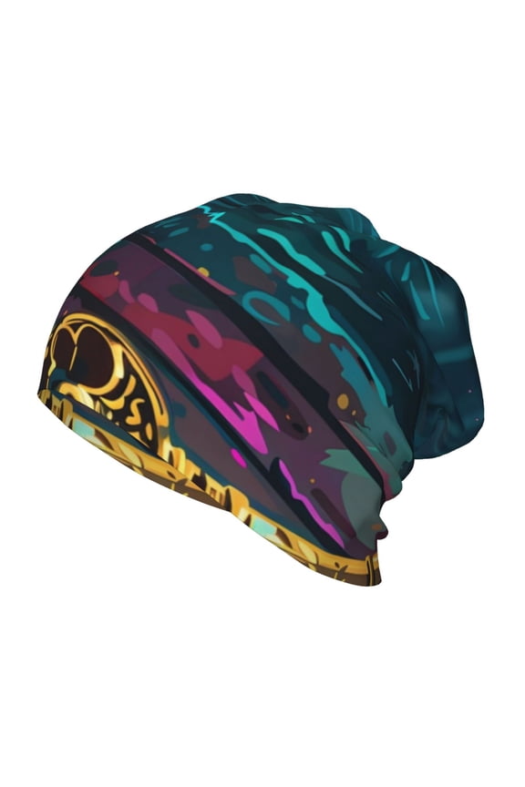 Lost Golden Key Kids Beanie Warm Knit Beanie Hats Boys Girls Winter Hat Soft Slouchy Hats for Kids