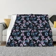 thumbnail image 1 of Rateoe Love Butterflies Pattern Flannel Throw Blanket, Ultra-soft Blanket for Bed, Couch, Car, Hypoallergenic Anti-pilling blanket-80"x60"(Horizontal), 1 of 6
