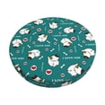 thumbnail image 1 of Rateoe Love Dog Pattern Round Bar Stool Seat Covers,Washable Stool Cushion Slipcover Elastic Bar Chair Covers for 12-14 Inch Chair -12 inch, 1 of 7