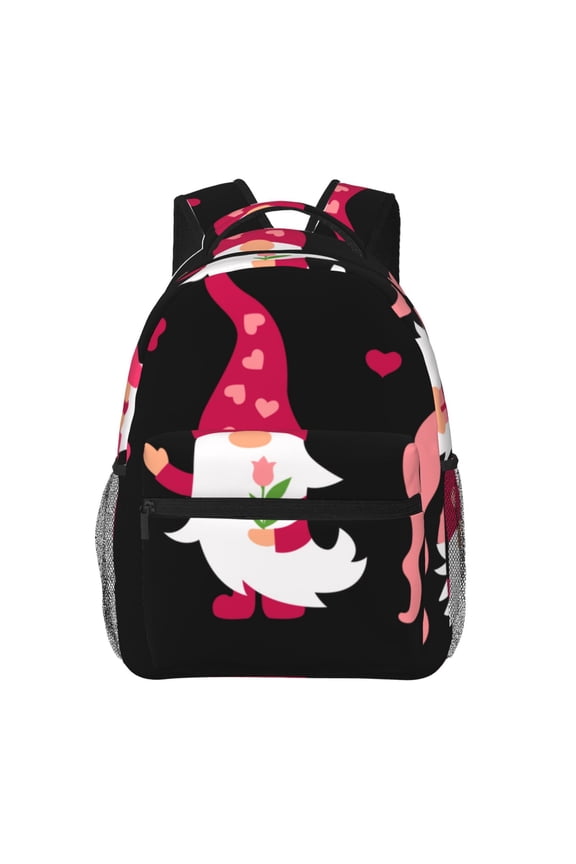 Love You Mom Pattern Casual Backpack for School, Work, Travel  Adjustable Straps, Multiple Compartments  Ergonomic Design, Fits Laptops and Tablets