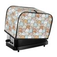 thumbnail image 1 of Rateoe Lovely Bear Pattern Toaster Covers 2 Slice Wide Slot,Bread Machine Cover,Bread Dust Cover & Fingerprint Protection,Appliance Covers, 1 of 7