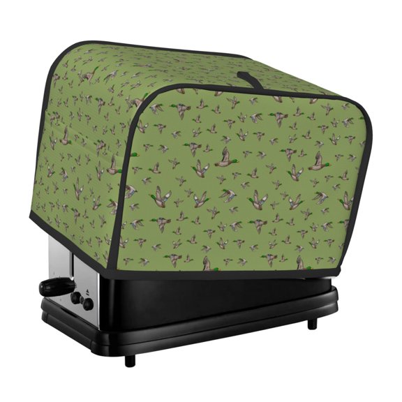 Rateoe Mallard Duck Pattern Toaster Covers 2 Slice Wide Slot,Bread Machine Cover,Bread Dust Cover & Fingerprint Protection,Appliance Covers