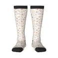 thumbnail image 1 of Rateoe Maple Leaves Pattern Women’s Knee High Crew Socks,Trouser Socks Comfortable, Breathable, Moisture-Wicking and Soft, 1 of 6