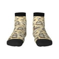 thumbnail image 1 of Rateoe Marine Birds And Coastal Lighthouse Pattern Quarter Crew Socks,Toe Seamed Ankle Socks,Cotton Cushioned Breathable Athletic Crew Sports Socks, 1 of 7