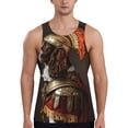thumbnail image 1 of Rateoe Medieval Knight Dog Pattern Sleeveless Gym Shirt Muscle Tee Breathable Workout Shirt Slim-Fit Tank Quick Dry Fit Muscle Tank Top Bodybuilding Sleeveless T Shirt-Small, 1 of 7