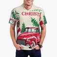 thumbnail image 1 of Rateoe Merry Christmas 1 Pattern Men's Short Sleeve Polo Shirts, Golf Polo Shirts Short Sleeve Performance Moisture Wicking Dry-4X-Large, 1 of 6
