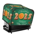 thumbnail image 1 of Rateoe Merry Christmas 2025 Pattern Toaster Covers 4 Slice Wide Slot,Bread Machine Cover,Bread Dust Cover & Fingerprint Protection,Appliance Covers, 1 of 6