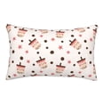 thumbnail image 1 of Rateoe Milk Tea Pattern Pillow Covers with Invisible Zipper(Pillows are not Included) Standard Pillowcases-14"x20", 1 of 6