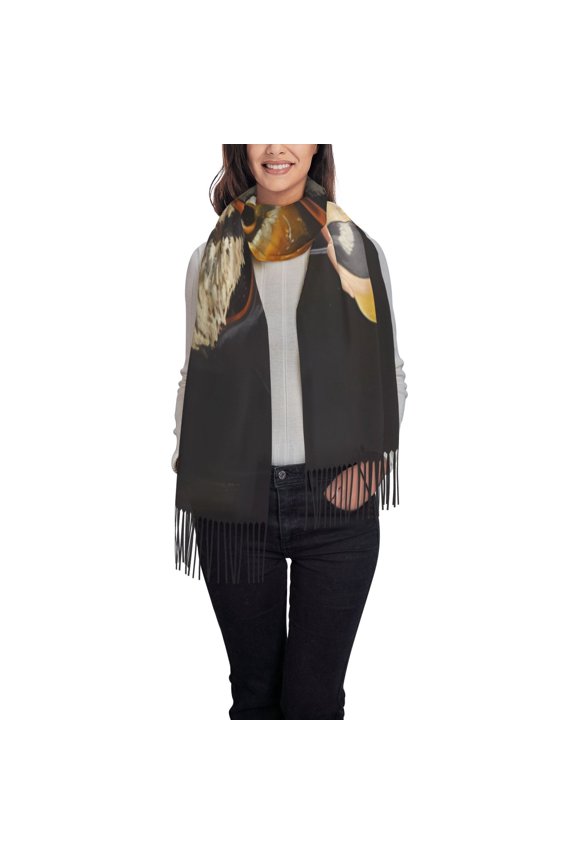 Modern Funny Duck Women's Traditional Scarf Wrap Tassel Shawl Fringes Neck Head Shawl Retro Scarf