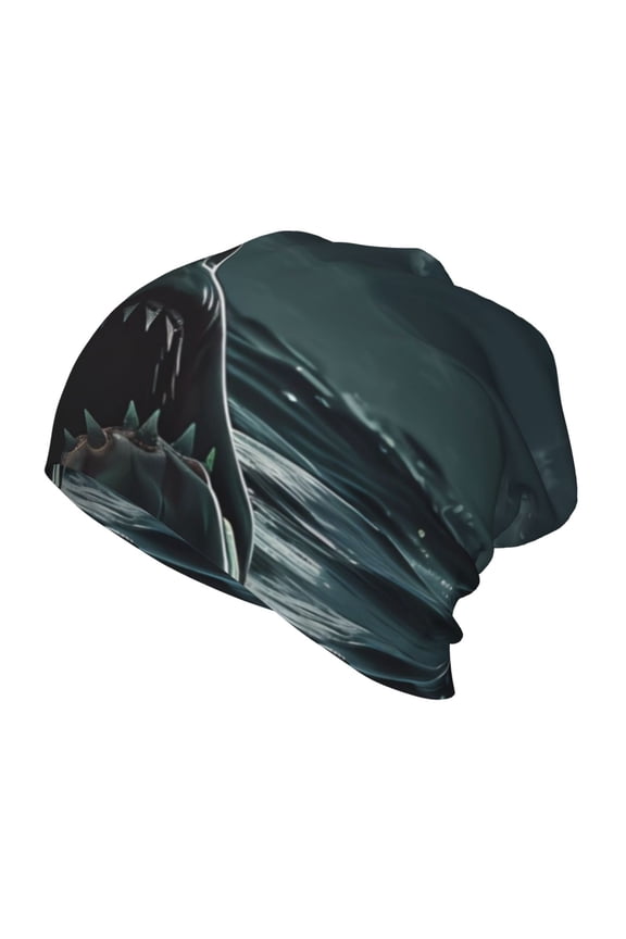 Moonlit Night Sky Shark Kids Beanie Warm Knit Beanie Hats Boys Girls Winter Hat Soft Slouchy Hats for Kids