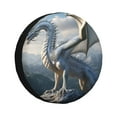 thumbnail image 1 of Rateoe Mountain White Dragon Pattern Tire Cover Wheel Protectors Weatherproof Wheel Covers Universal Fit for Trailer Rv SUV Truck Camper Travel Trailers Accessories-15 inch, 1 of 6