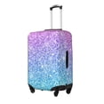thumbnail image 1 of Rateoe Multicolor Glitter Printed Luggage Cover, Suitcase Protector Fits 18-32 Inch Luggage-Small, 1 of 7