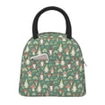 thumbnail image 1 of Rateoe Mushrooms Gnome Pattern Lunch Bag Women, Lunch Box, Lunch Bag, Small Leakproof Lunch Tote Large Capacity Reusable Insulated Cooler Lunch Container, 1 of 6