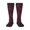 thumbnail image 1 of Rateoe Music Pattern Women’s Knee High Crew Socks,Trouser Socks Comfortable, Breathable, Moisture-Wicking and Soft, 1 of 6