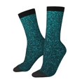 thumbnail image 1 of Rateoe Navy blue sparkling for Women Casual Calf Socks - Cute Crew Socks - Thin Soft Above Ankle Socks Size 5-11, 1 of 6