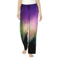 thumbnail image 1 of Rateoe Northern Lights Pattern Women’s Ultra-Soft Comfy Pajama Lounge Pants Sleepwear,Comfortable Lounge Wear,lightweight Pajamas, Casual Home Wear-X-Large, 1 of 6