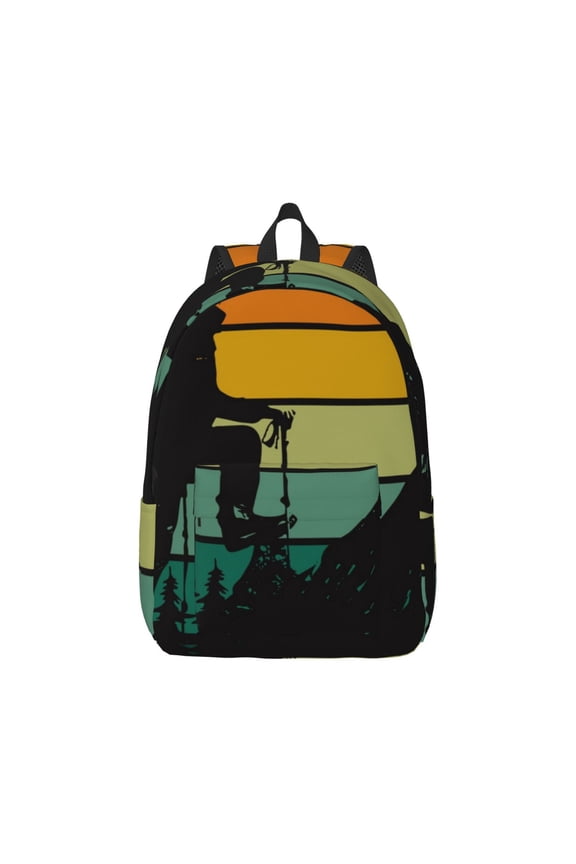 Not All Who Wander Are Lost 1 Pattern Canvas College Laptop Backpack,Travel Daypack,Durable Rucksack Travel Notebook Bag School Backpack Book Bag for Men Women-Small