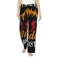 thumbnail image 1 of Rateoe Not All Who Wander Are Lost Hiking Pattern Women’s Ultra-Soft Comfy Pajama Lounge Pants Sleepwear,Comfortable Lounge Wear,lightweight Pajamas, Casual Home Wear-, 1 of 6