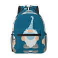 thumbnail image 1 of Rateoe Nurse Doctor Gnomes Pattern Durable Student Backpack Laptop Bag- Ergonomic Design, Waterproof Twill Fabric - Ideal for School, Travel, and Outdoor Activities, 1 of 6
