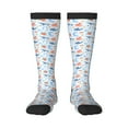 thumbnail image 1 of Rateoe Ocean animals Pattern Women’s Knee High Crew Socks,Trouser Socks, – Comfortable, Breathable, Moisture-Wicking and Soft, 1 of 6