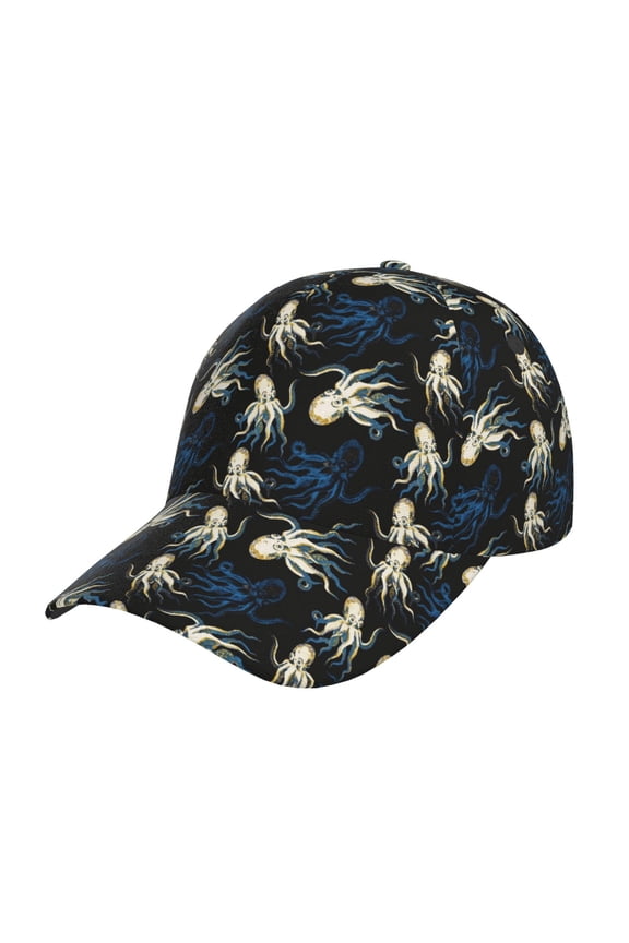Octopus 1 Pattern Baseball Cap Outdoor Cap Mountain Dad Hat - Unstructured Soft Cotton Cap-Adjustable UV Protection Cap