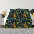 thumbnail image 1 of Rateoe Off-Road Vehicle Pattern Flannel Throw Blanket, Ultra-soft Blanket for Bed, Couch, Car, Hypoallergenic Anti-pilling blanket-80"x60"(Horizontal), 1 of 6