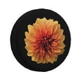 thumbnail image 1 of Rateoe Orange Dalia Pattern Tire Cover Wheel Protectors Weatherproof Wheel Covers Universal Fit for Trailer Rv SUV Truck Camper Travel Trailers Accessories-17 inch, 1 of 6