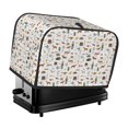 thumbnail image 1 of Rateoe Outdoor Living Pattern Toaster Covers 2 Slice Wide Slot,Bread Machine Cover,Bread Dust Cover & Fingerprint Protection,Appliance Covers, 1 of 7