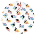 thumbnail image 1 of Rateoe Panda And Rainbow Print Christmas Tree Skirt 30" for Xmas Holiday New Year Party Circle Tree Mat Ornaments Decoration, 1 of 7