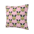 thumbnail image 1 of Rateoe Panda Avocado Pattern Throw Pillow Cover Premium Pillow Stuffer Sham Square for Decorative Cushion Bed Couch Sofa(Pillow insert not included), 1 of 8