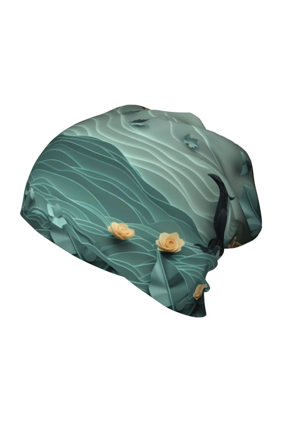 Paper Fox Crow Fantasy Kids Beanie Warm Knit Beanie Hats Boys Girls Winter Hat Soft Slouchy Hats for Kids