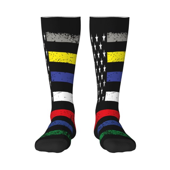 Rateoe Patrick’s Day Gnomes Pattern Women’s Knee High Crew Socks,Trouser Socks, – Comfortable, Breathable, Moisture-Wicking and Soft