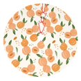 thumbnail image 1 of Rateoe Peaches Print Christmas Tree Skirt 48" for Xmas Holiday New Year Party Circle Tree Mat Ornaments Decoration, 1 of 7