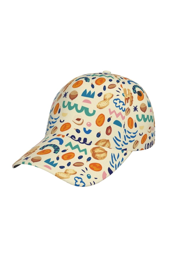 Peanuts 8 Pattern Mens Baseball Cap  Adjustable Curved Brim Hat, Soft Cotton Sports Cap for Outdoor, Casual, and Everyday Wear, Comfortable & Breathable