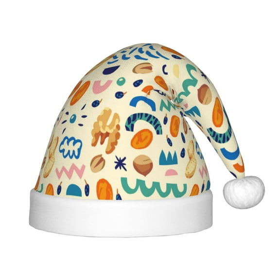 Rateoe Peanuts 8 Santa Hat Confortable Christmas Hat for Christmas Party Favors Fit for Kids