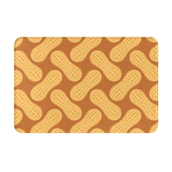 Rateoe Peanuts6 Pattern Flannel Door Mat Indoor Outdoor Entrance, Waterproof All-Weather Doormat,Fade Resistant, Low Profile Entryway Mat 16x24in