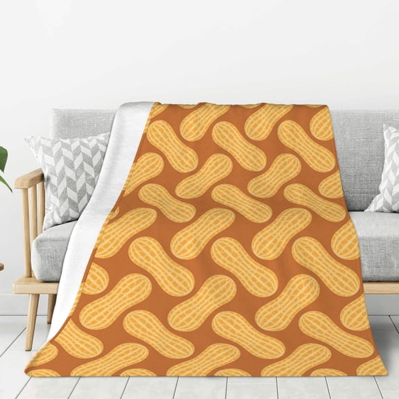 Rateoe Peanuts6 Pattern Flannel Throw Blanket, Ultra-soft Blanket for Bed, Couch, Car, Hypoallergenic Anti-pilling blanket-80"x60"(Vertical)